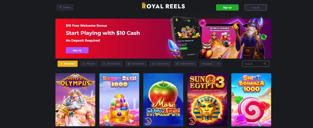 royalreels Gameplay