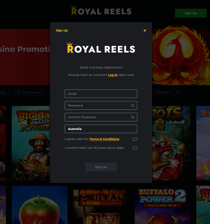 royalreels Gameplay