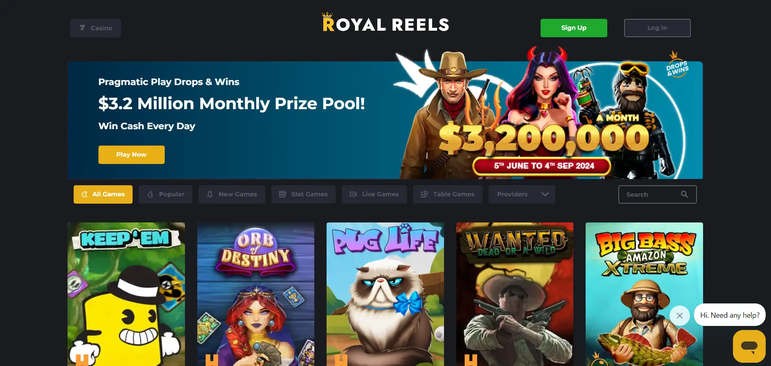 royalreels Gameplay